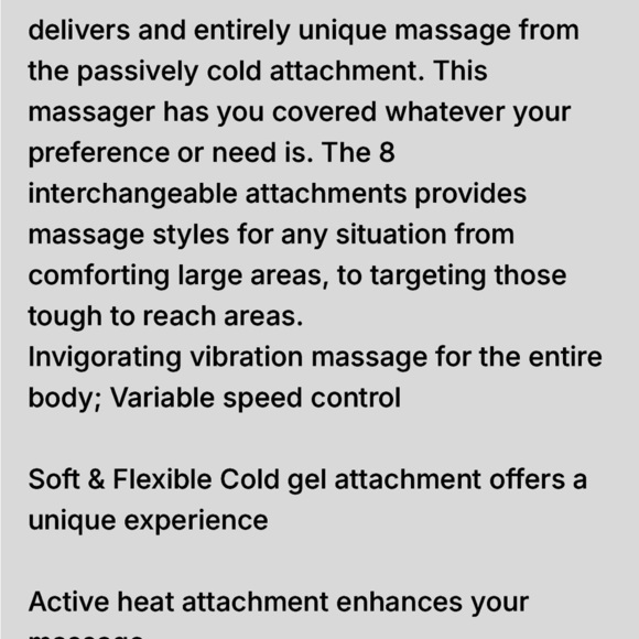 Homedics Blue and Gray Hot & Cold Massager - Picture 11 of 12